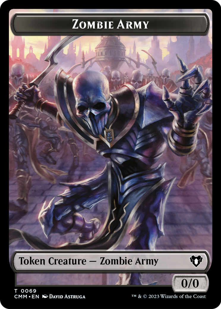 Zombie Army  [Commander Masters Tokens] Foil