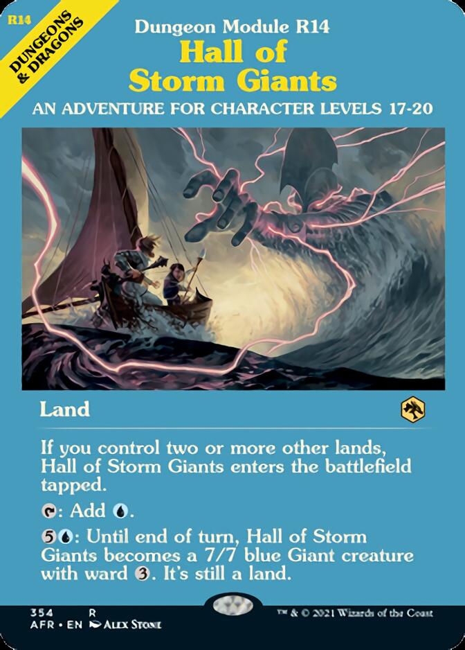 Hall of Storm Giants (Dungeon Module) [Dungeons & Dragons: Adventures in the Forgotten Realms] Foil