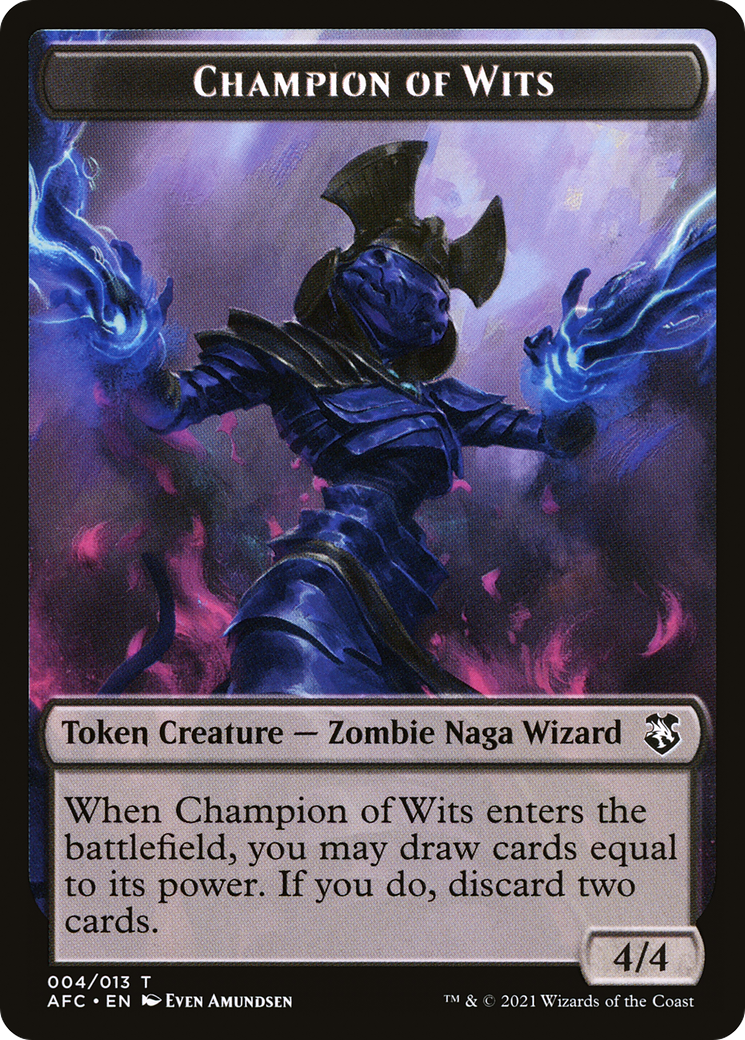 Champion of Wits  [Forgotten Realms Commander Tokens]