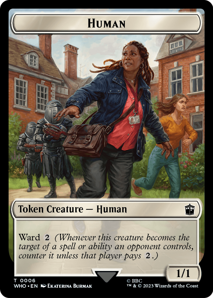 Human  [Doctor Who Tokens]
