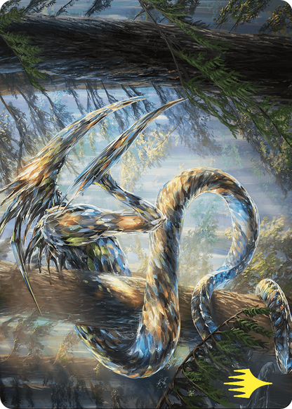 Gemhide Sliver // Gemhide Sliver  [Commander Masters Art Series] (Borderless) Foil