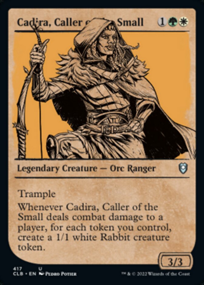 Cadira, Caller of the Small (Showcase) [Commander Legends: Battle for Baldur's Gate] Foil