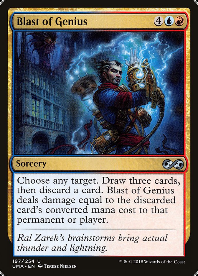 Blast of Genius [Ultimate Masters] Foil