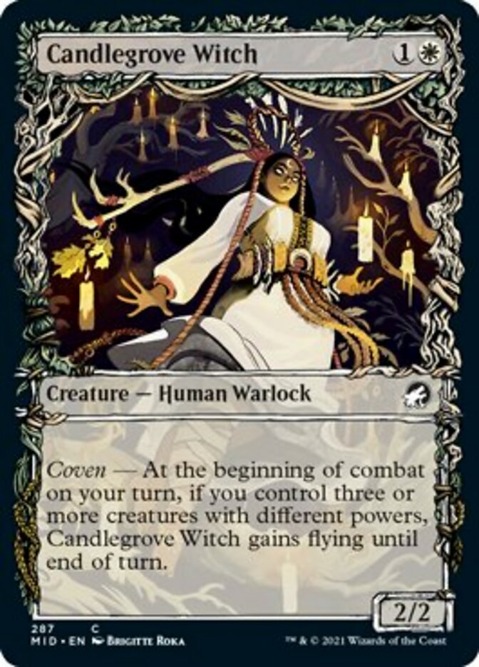 Candlegrove Witch (Showcase Equinox) [Innistrad: Midnight Hunt] Foil