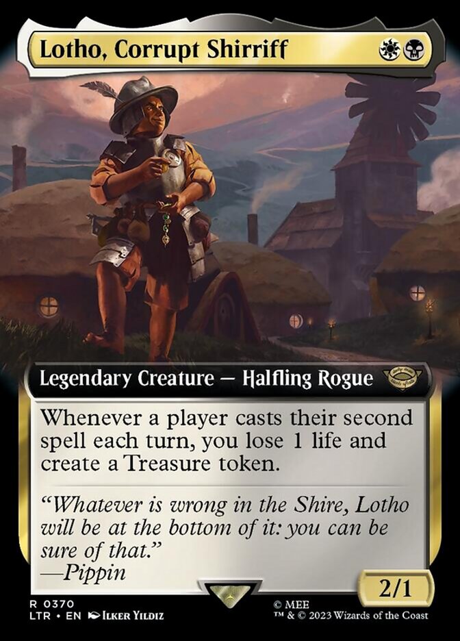 Lotho, Corrupt Shirriff (Extended Art) [The Lord of the Rings: Tales of Middle-Earth] Foil