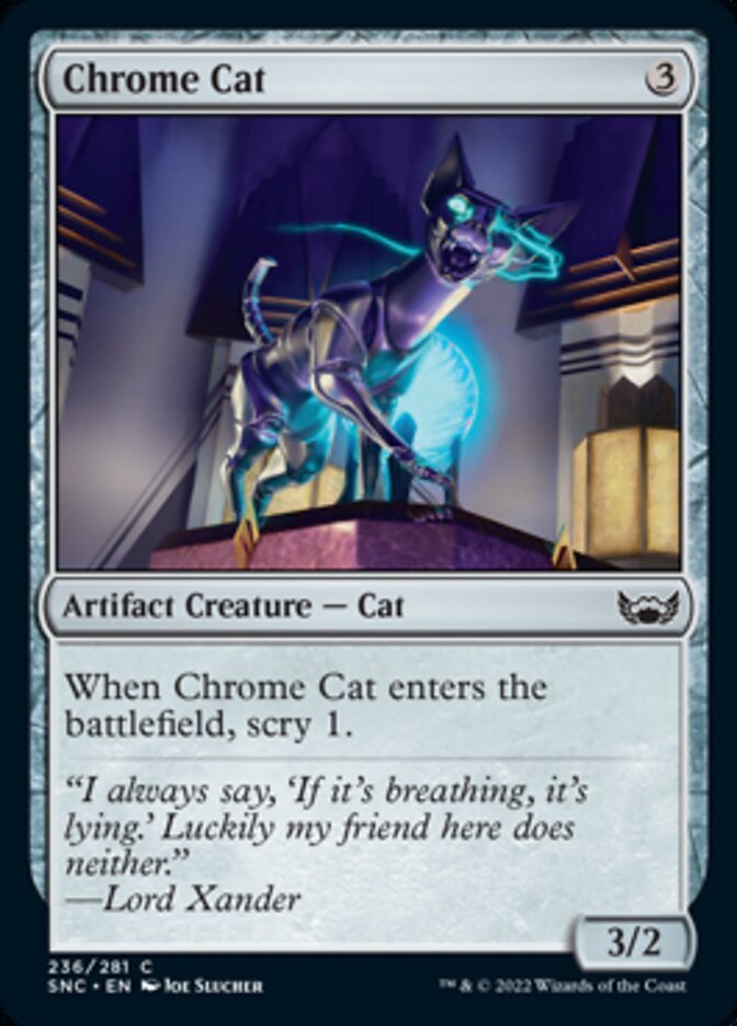 Chrome Cat [Streets of New Capenna] Foil