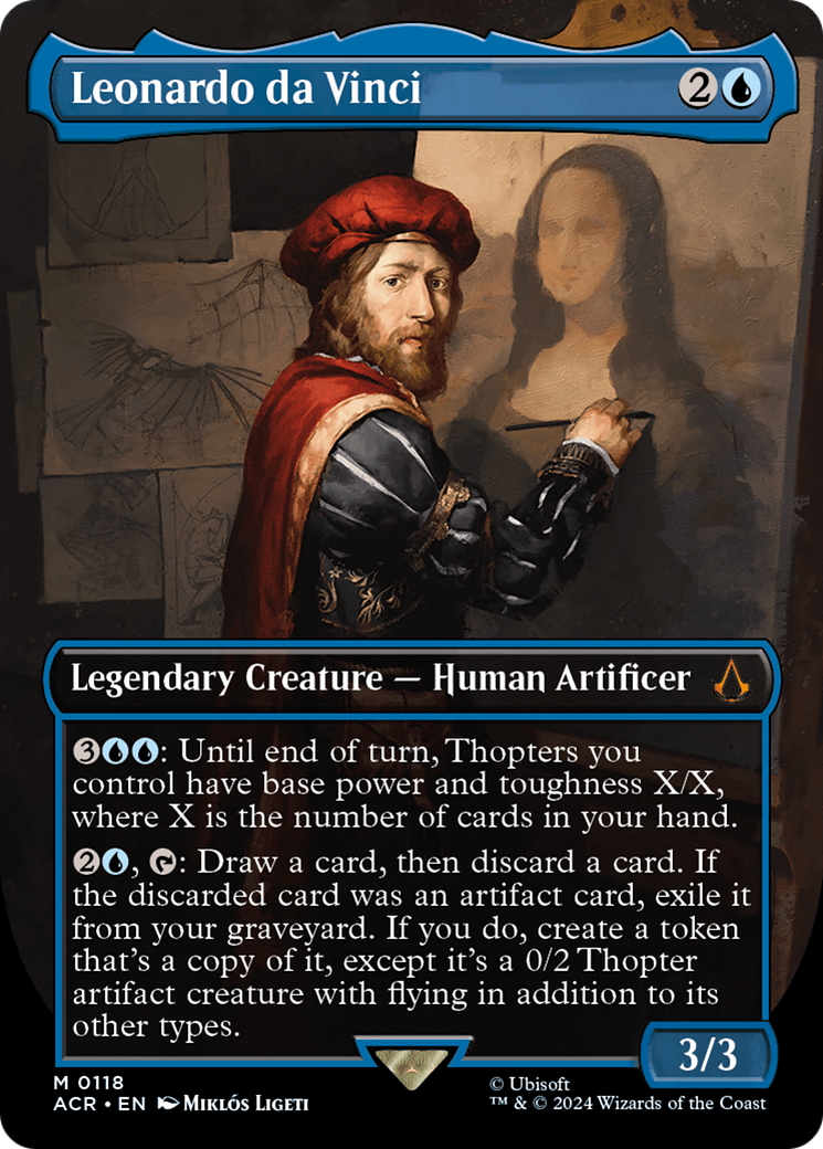 Leonardo da Vinci (Borderless) [Assassin's Creed] Foil