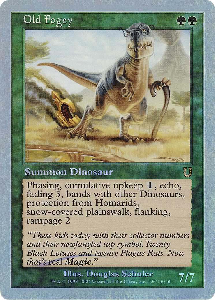 Old Fogey  [Unhinged] Foil