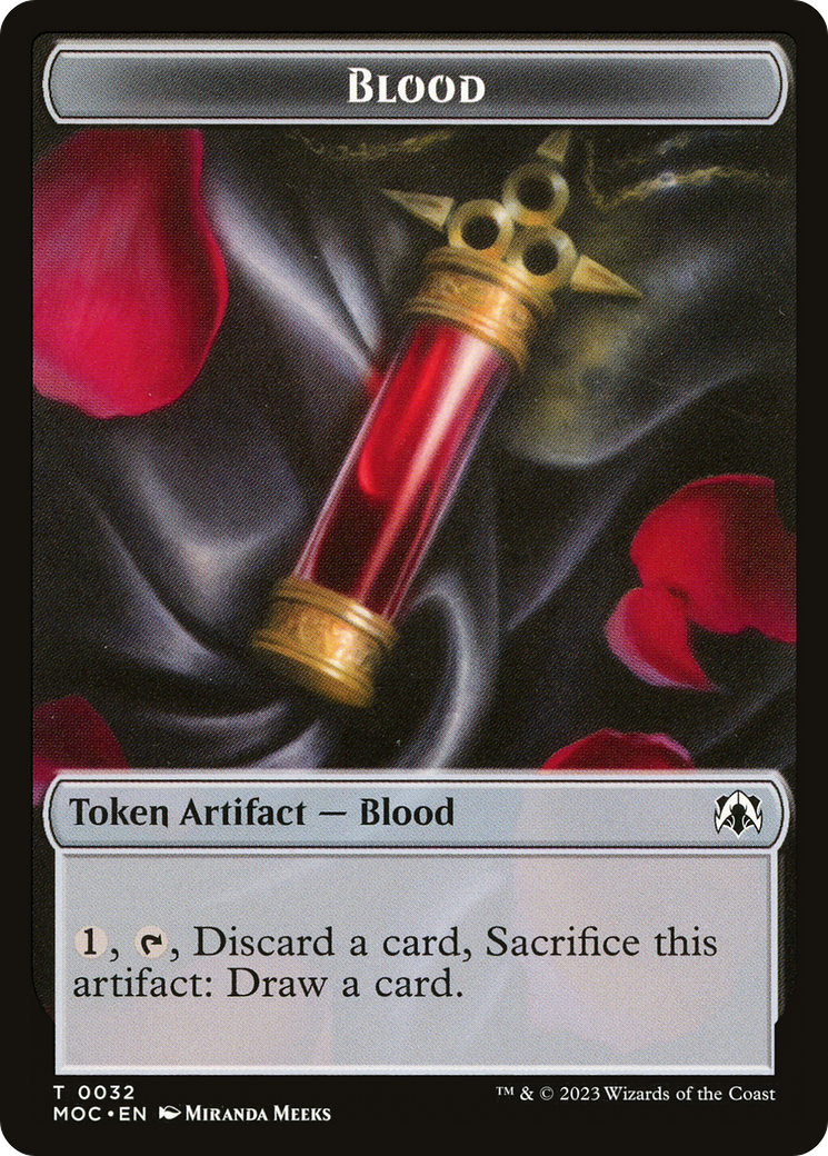 Blood  [March of the Machine Commander Tokens]