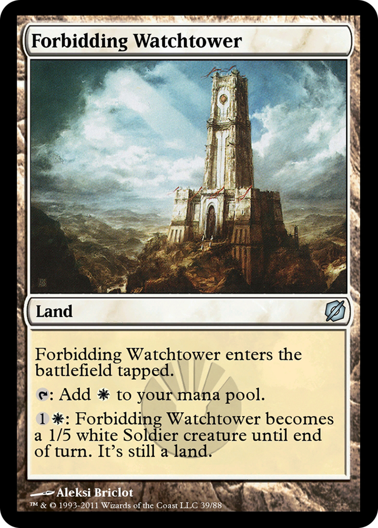 Forbidding Watchtower  [Duel Decks: Mirrodin Pure vs. New Phyrexia]