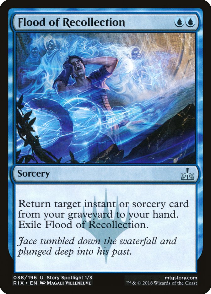 Flood of Recollection [Rivals of Ixalan] Foil