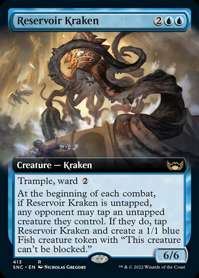Reservoir Kraken (Extended Art) [Streets of New Capenna] Foil