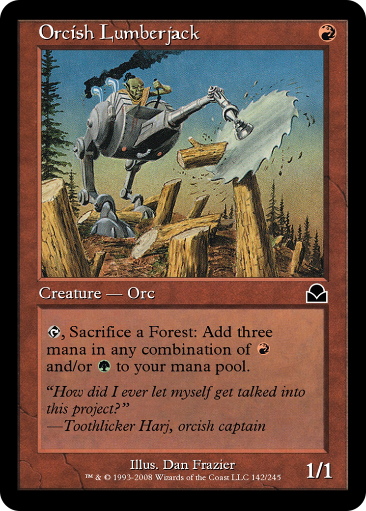 Orcish Lumberjack  [Masters Edition II]