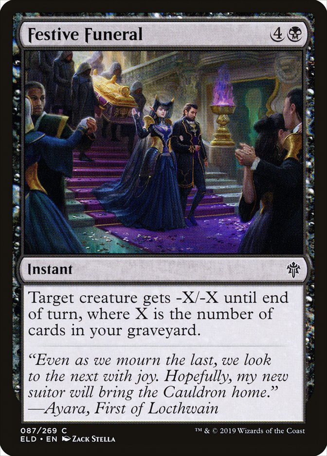 Festive Funeral [Throne of Eldraine] Foil