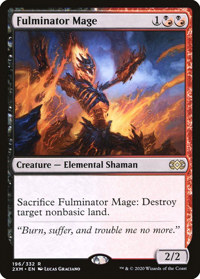 Fulminator Mage [Double Masters] Foil