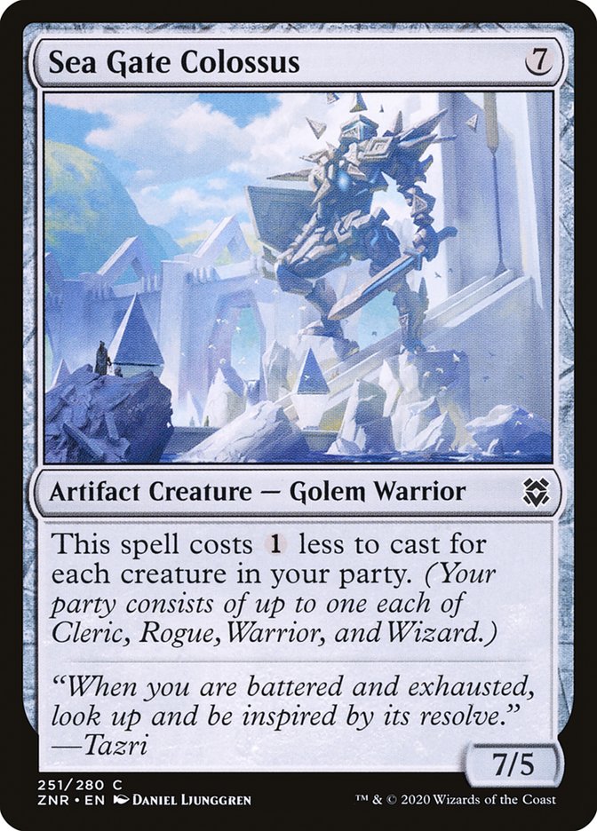 Sea Gate Colossus [Zendikar Rising] Foil