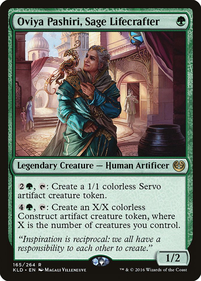 Oviya Pashiri, Sage Lifecrafter [Kaladesh] Foil