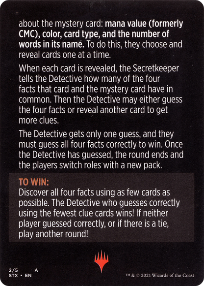 Booster Sleuth // Booster Sleuth (cont'd)  [Strixhaven: School of Mages Minigames]
