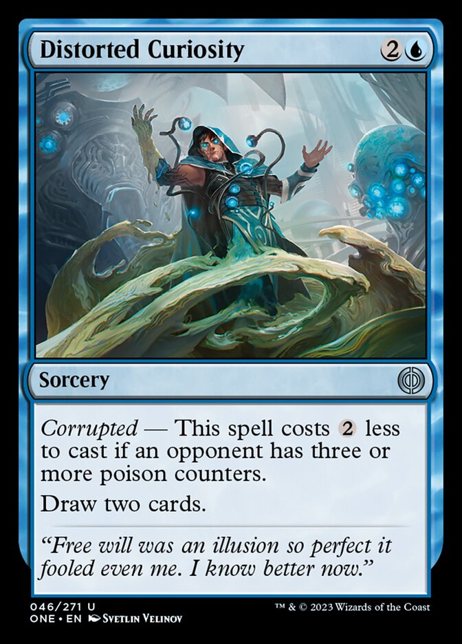 Distorted Curiosity [Phyrexia: All Will Be One] Foil