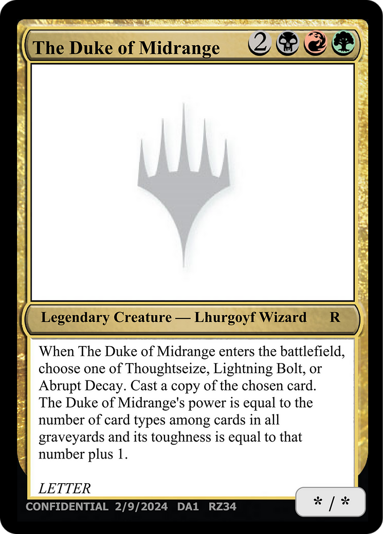 The Duke of Midrange  [Unknown Event]