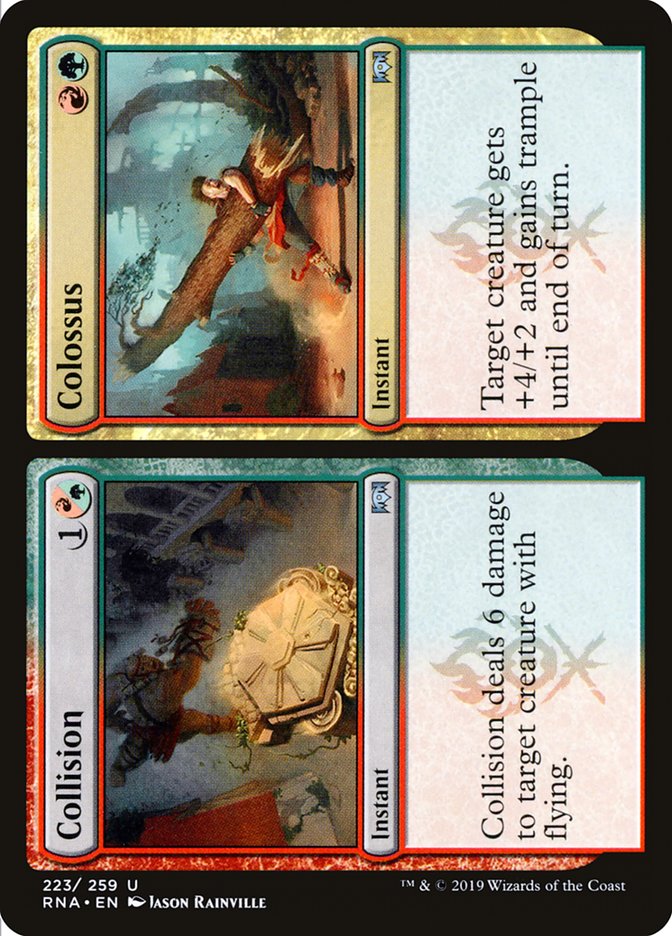 Collision // Colossus [Ravnica Allegiance] Foil