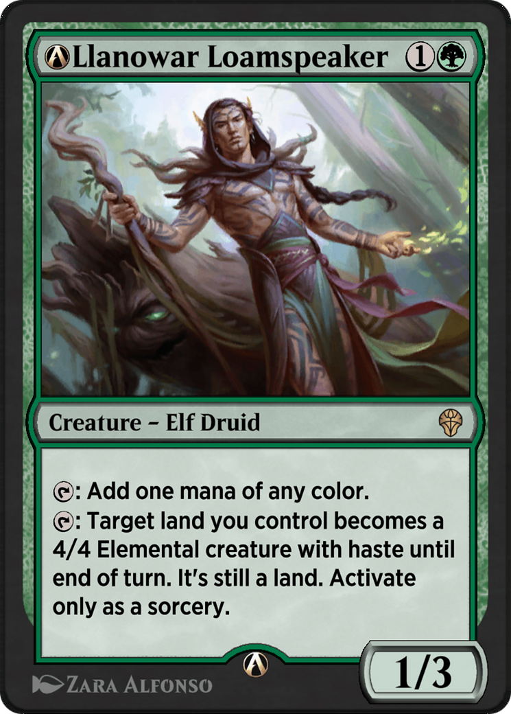 A-Llanowar Loamspeaker  [Dominaria United]
