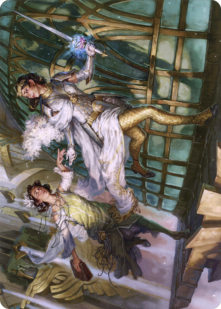 Daring Escape // Daring Escape  [New Capenna Art Series] (Borderless)