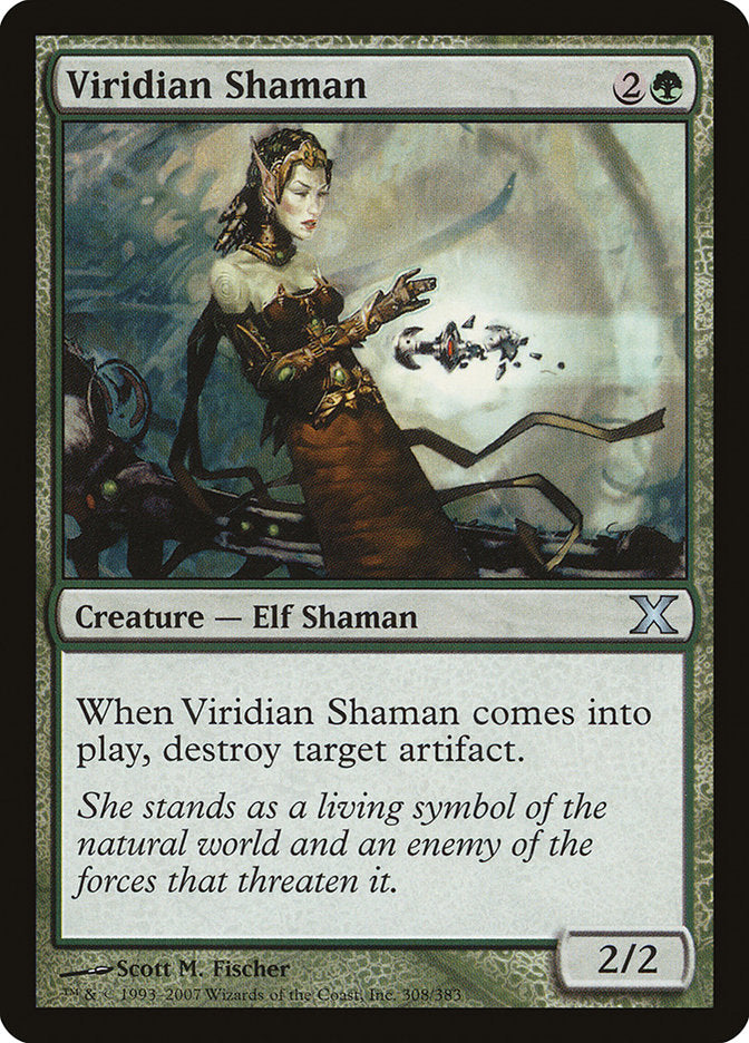 Viridian Shaman [Tenth Edition] Foil