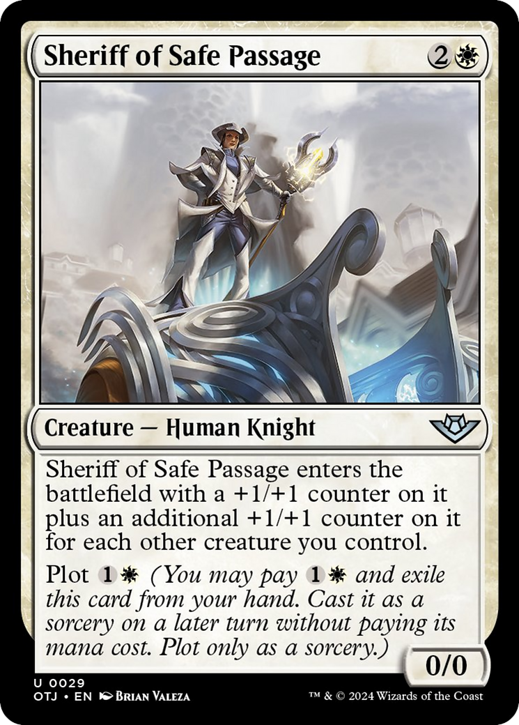 Sheriff of Safe Passage [Outlaws of Thunder Junction] Foil