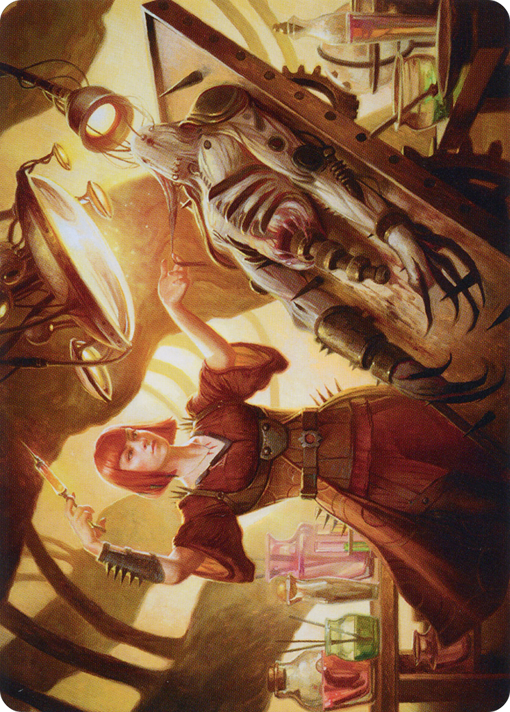 Ashnod, Flesh Mechanist // Ashnod, Flesh Mechanist  [The Brothers' War Art Series] (Borderless) Foil