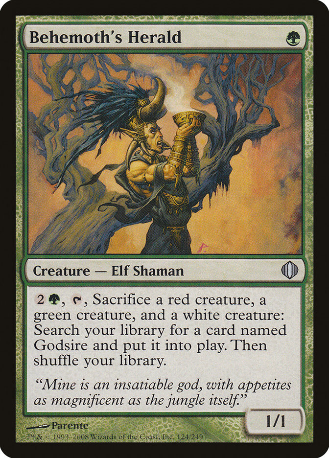 Behemoth's Herald [Shards of Alara] Foil