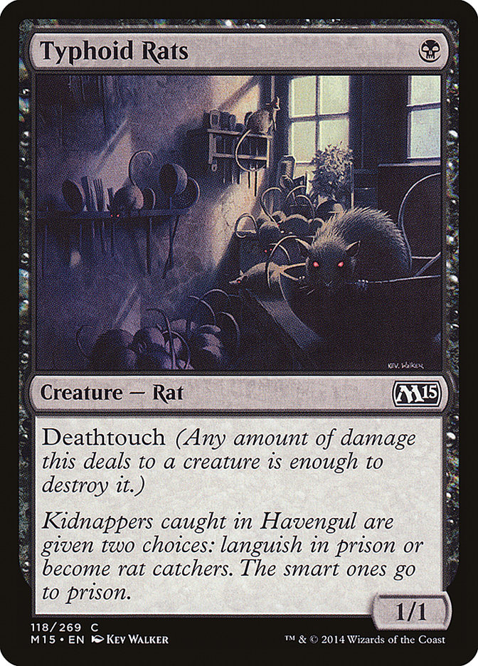 Typhoid Rats [Magic 2015] Foil