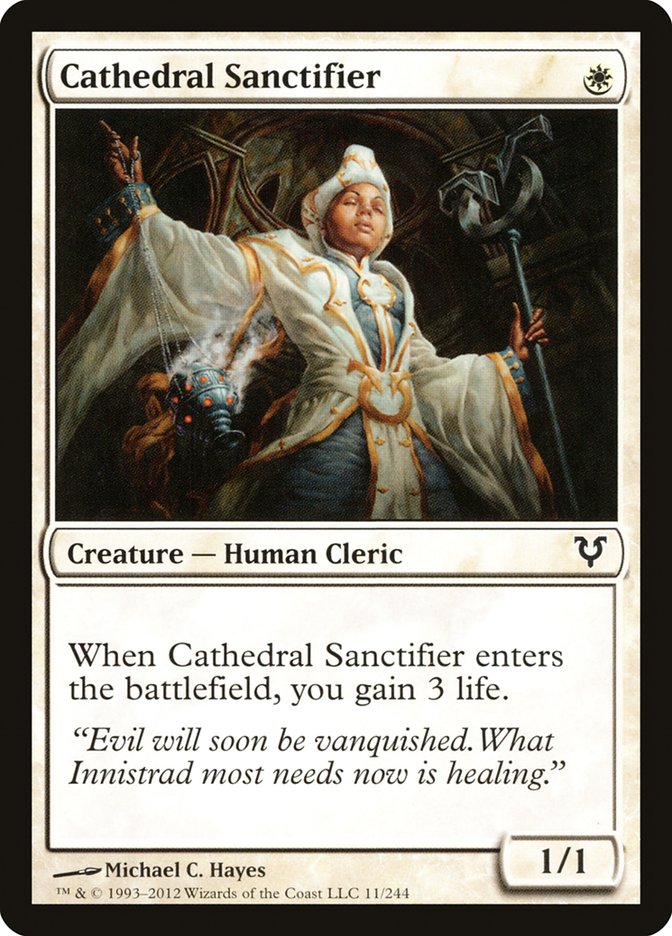 Cathedral Sanctifier [Avacyn Restored] Foil
