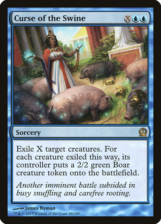 Curse of the Swine [Theros] Foil