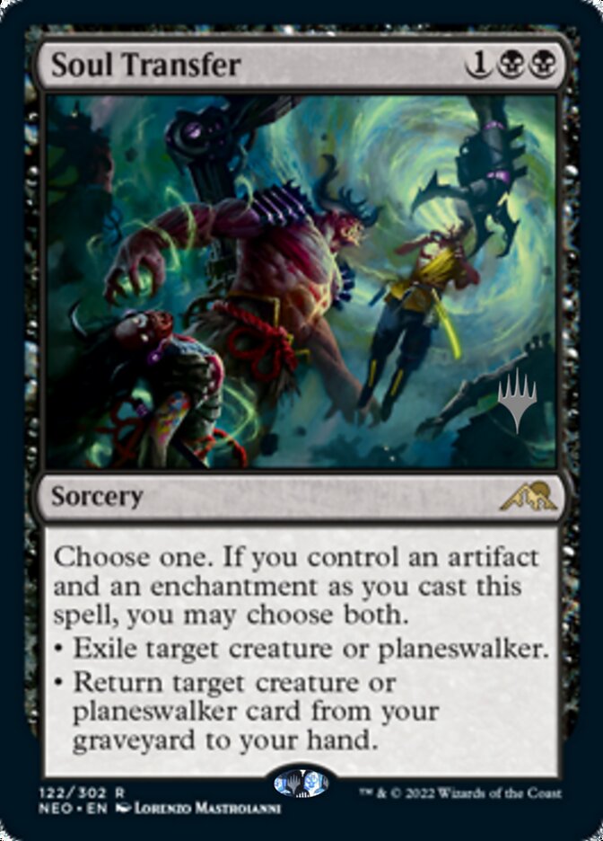 Soul Transfer (Promo Pack) [Kamigawa: Neon Dynasty Promos] Foil
