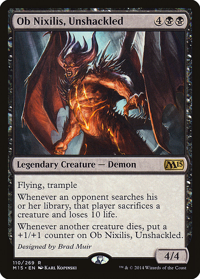 Ob Nixilis, Unshackled [Magic 2015] Foil