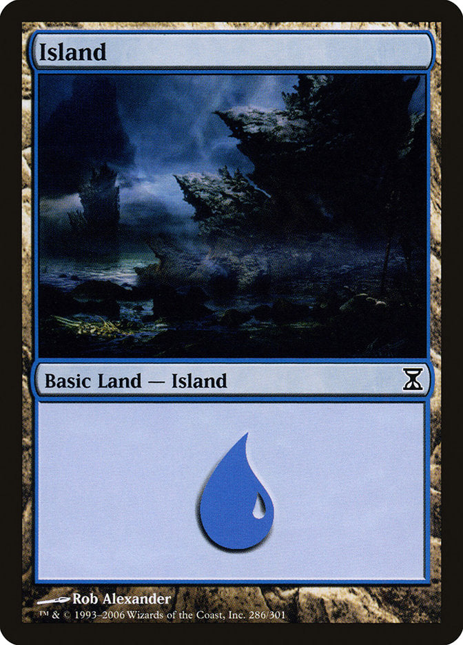 Island (286) [Time Spiral] Foil