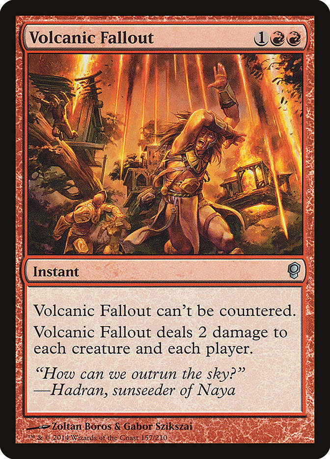 Volcanic Fallout [Conspiracy] Foil