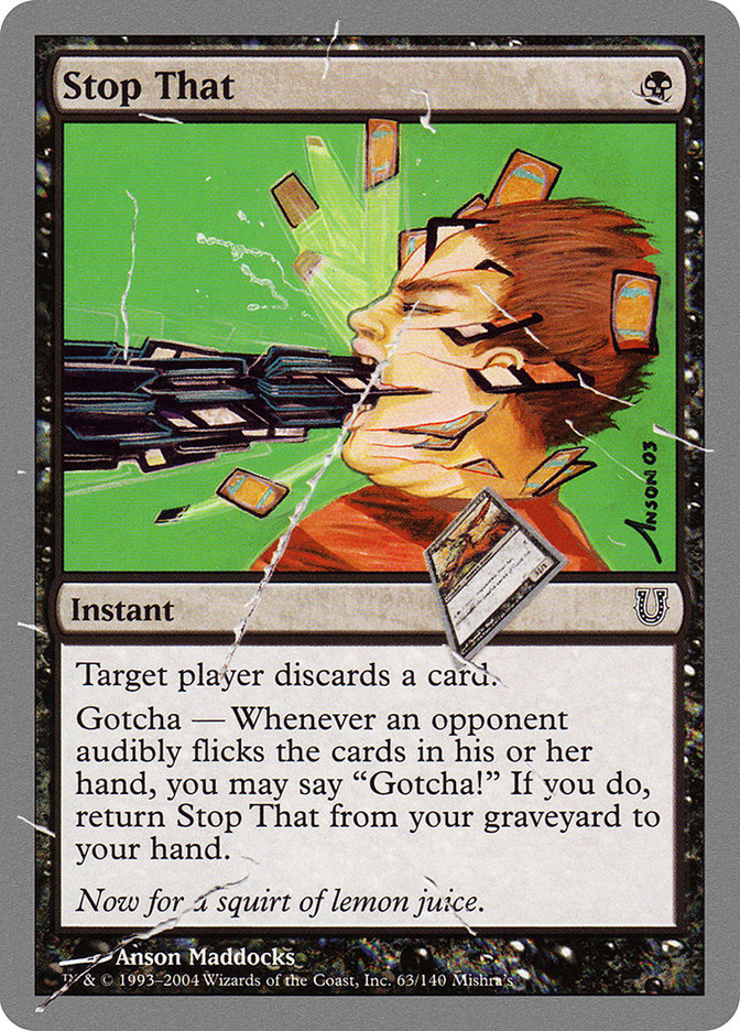 Stop That [Unhinged] Foil