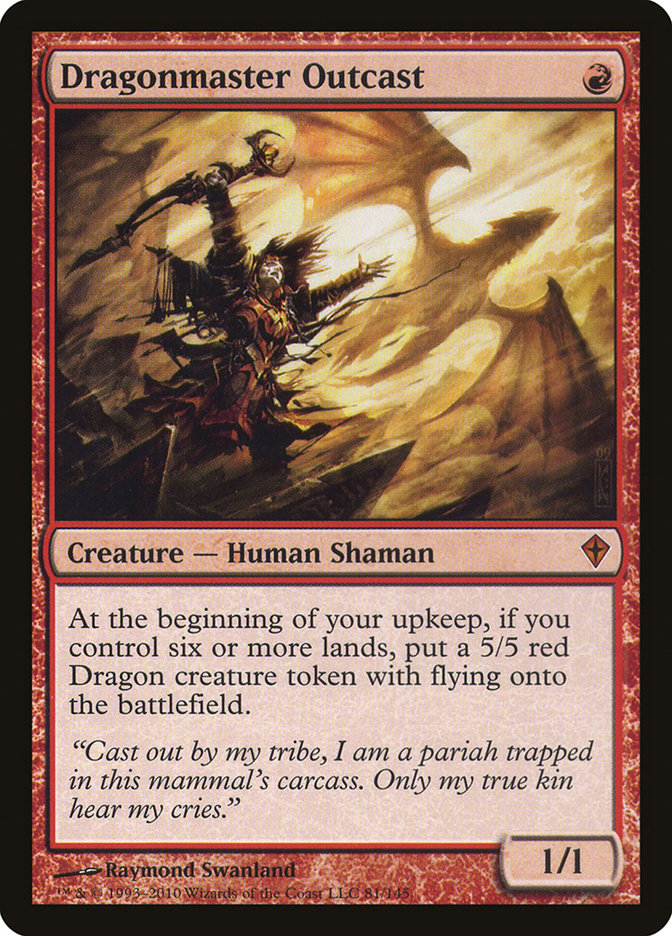 Dragonmaster Outcast [Worldwake] Foil