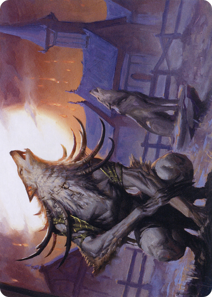 Lord of the Ulvenwald // Lord of the Ulvenwald  [Midnight Hunt Art Series] (Borderless) Foil