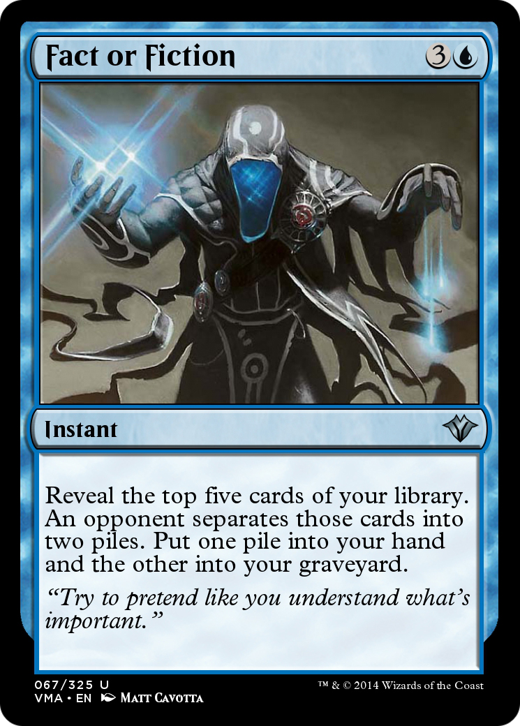 Fact or Fiction  [Vintage Masters] Foil
