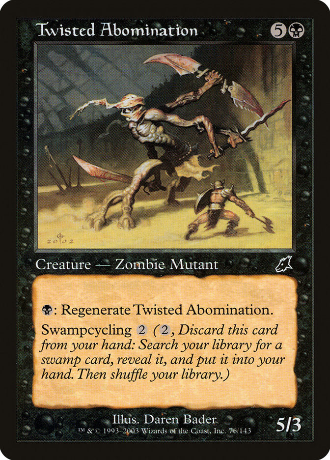 Twisted Abomination [Scourge] Foil