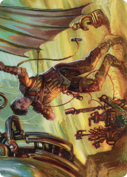 Mishra, Excavation Prodigy // Mishra, Excavation Prodigy  [The Brothers' War Art Series] (Borderless) Foil