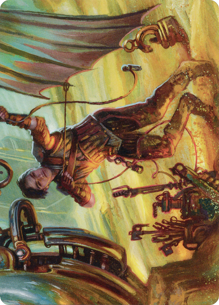 Mishra, Excavation Prodigy // Mishra, Excavation Prodigy  [The Brothers' War Art Series] (Borderless)