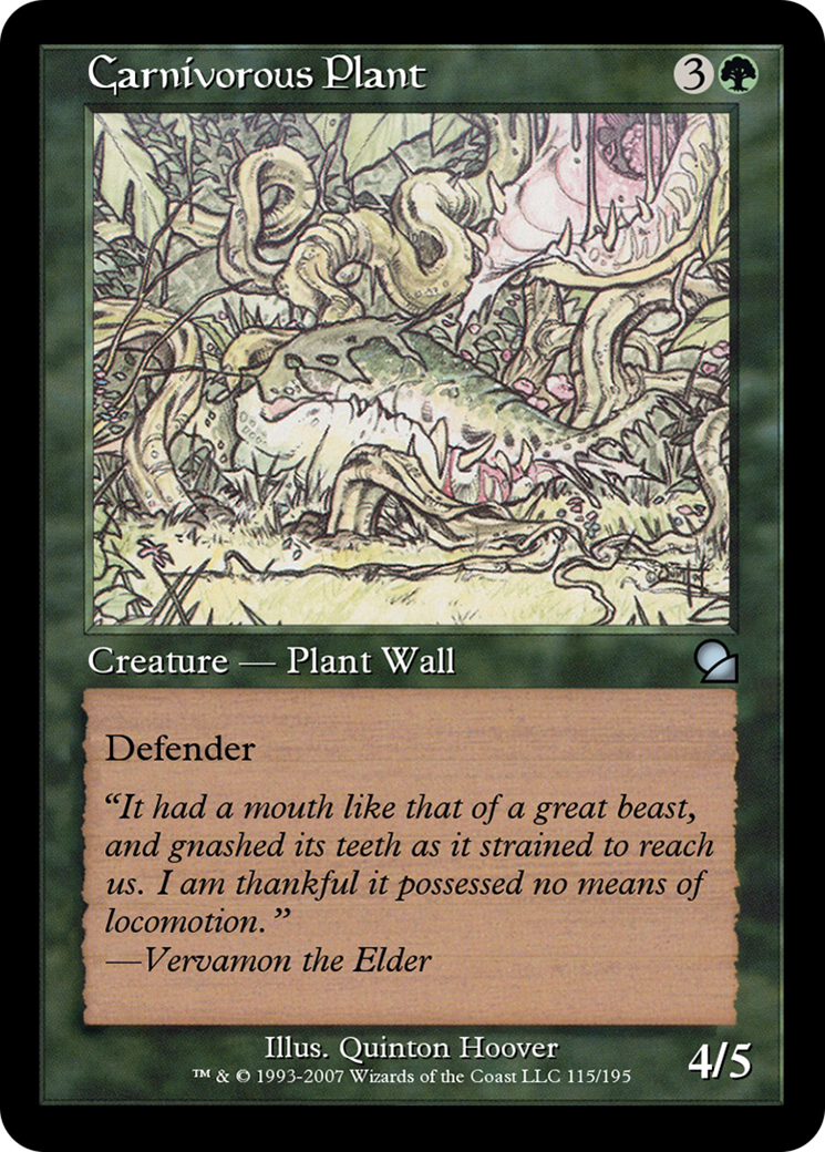 Carnivorous Plant  [Masters Edition] Foil