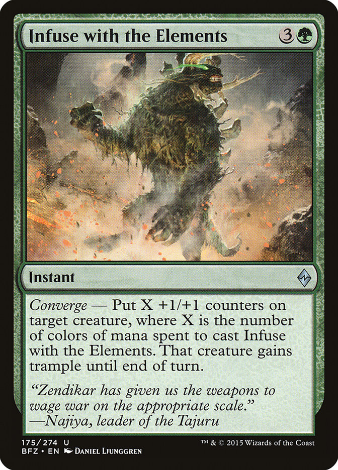 Infuse with the Elements [Battle for Zendikar] Foil