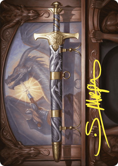 Ancestral Blade // Ancestral Blade  [Commander Masters Art Series] (Borderless) Foil
