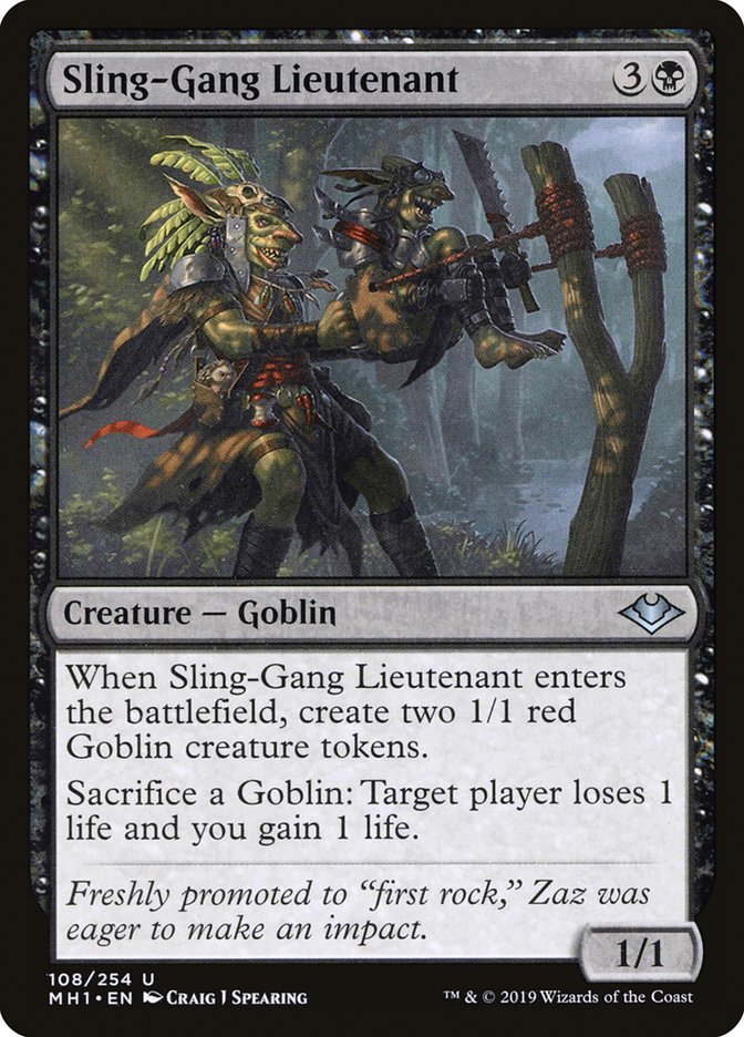 Sling-Gang Lieutenant [Modern Horizons] Foil