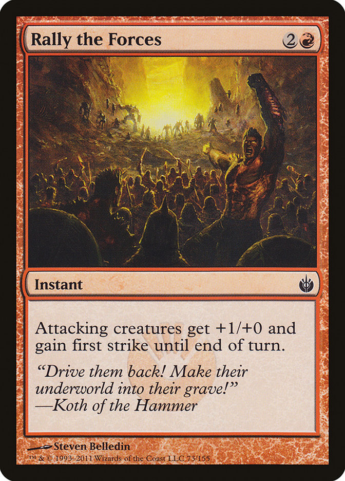 Rally the Forces [Mirrodin Besieged] Foil